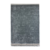 RUG VELVET TOUCH BLUE-GREY VISCOSE